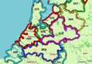 Langs alle grenzen van alle provincies van Nederland