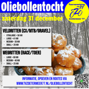 Oliebollentocht 2022 @ Clubhuis TV Zoetermeer '77